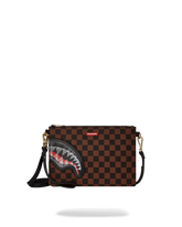 LENTICULAR EFFECTS CROSSOVER CLUTCH W/ SHOULDER STRAP