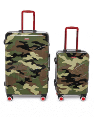 JUNGLE PARIS 2 PC LUGGAGE SET (CARRY-ON & FULL-SIZE)