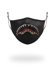 ADULT TRINITY SHARK FORM FITTING FACE MASK