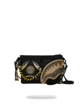 A.I. AFRICAN INTELLIGENCE SHARKS OF THE GOLD OCEAN CROSSOVER CLUTCH - SANDFLOWER COLLAB