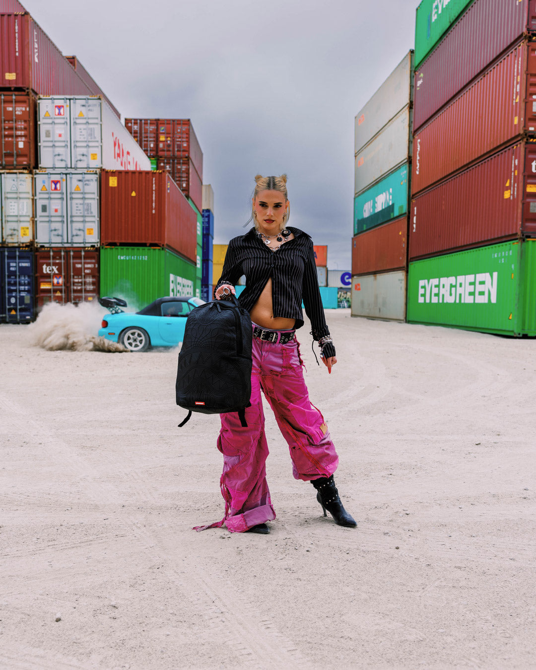 MYTHICAL MONOGRAM SHARK BACKPACK