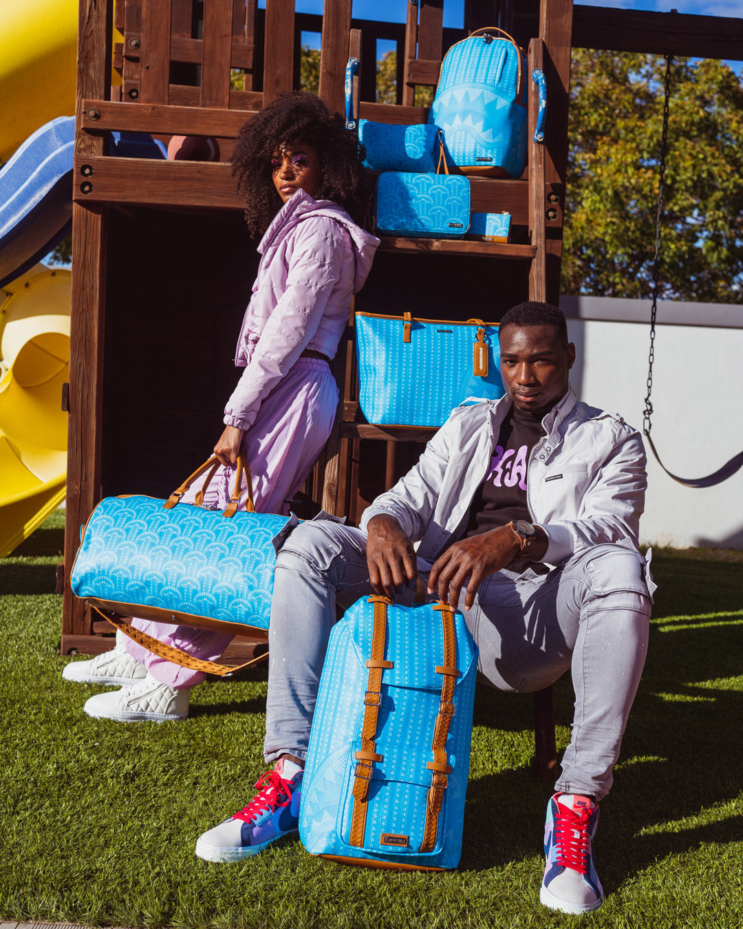 ILLUCHAINS TURQ HILLS BACKPACK