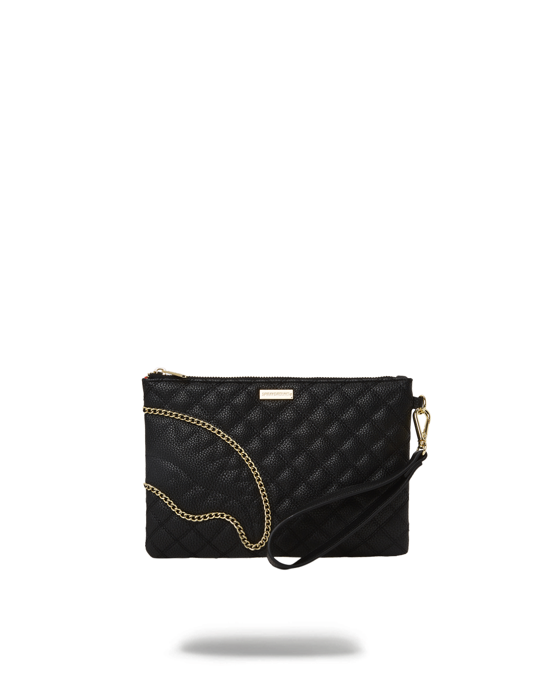 LEVELED UP SPLIT QUILT SHARK CROSSOVER CLUTCH