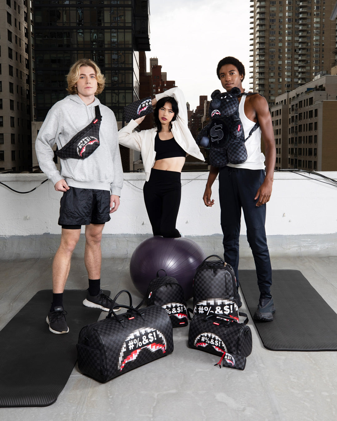 WHAT THE BEEP' SHARK CROSSOVER CLUTCH