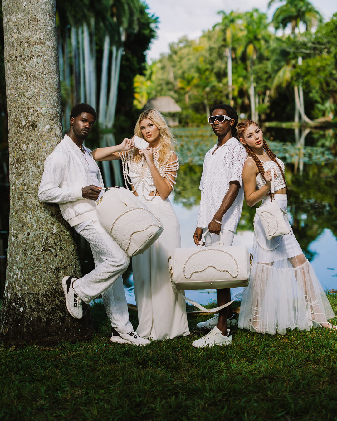 SECRET LIFE OF PEARLS CROSSOVER CLUTCH