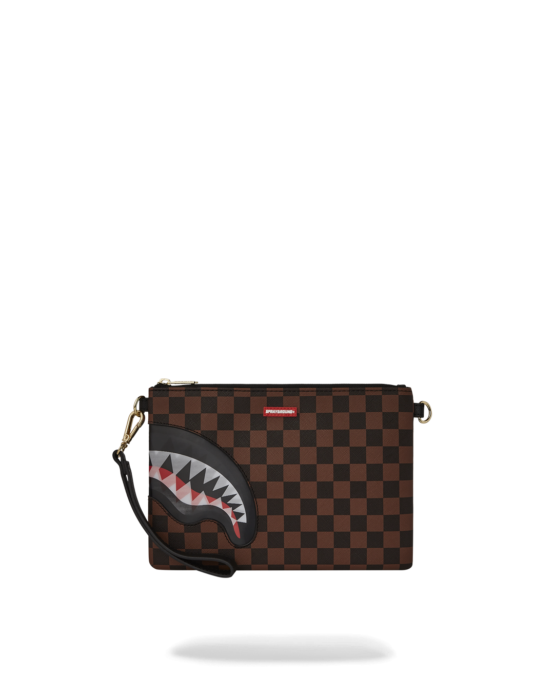 LENTICULAR EFFECTS CROSSOVER CLUTCH W/ SHOULDER STRAP