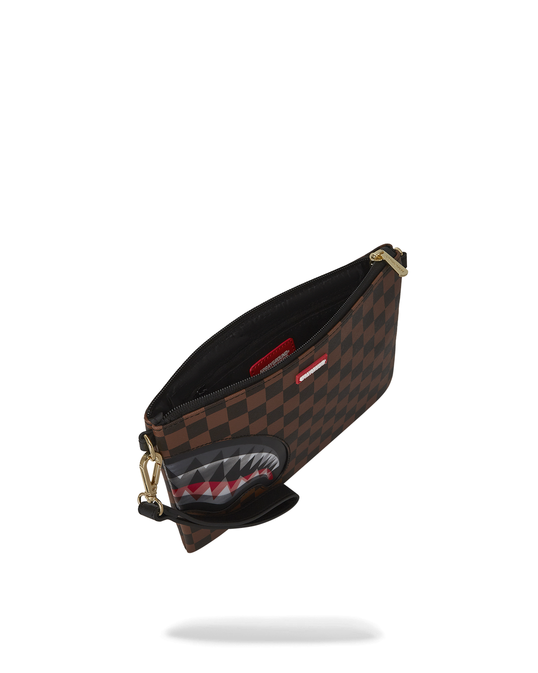 LENTICULAR EFFECTS CROSSOVER CLUTCH W/ SHOULDER STRAP