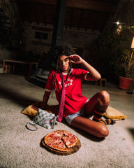 VANQUISH CREAM CROSSOVER CLUTCH