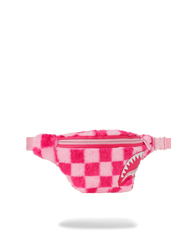 FURZILLA SHARK (PINK CHECK) SAVVY CROSSBODY