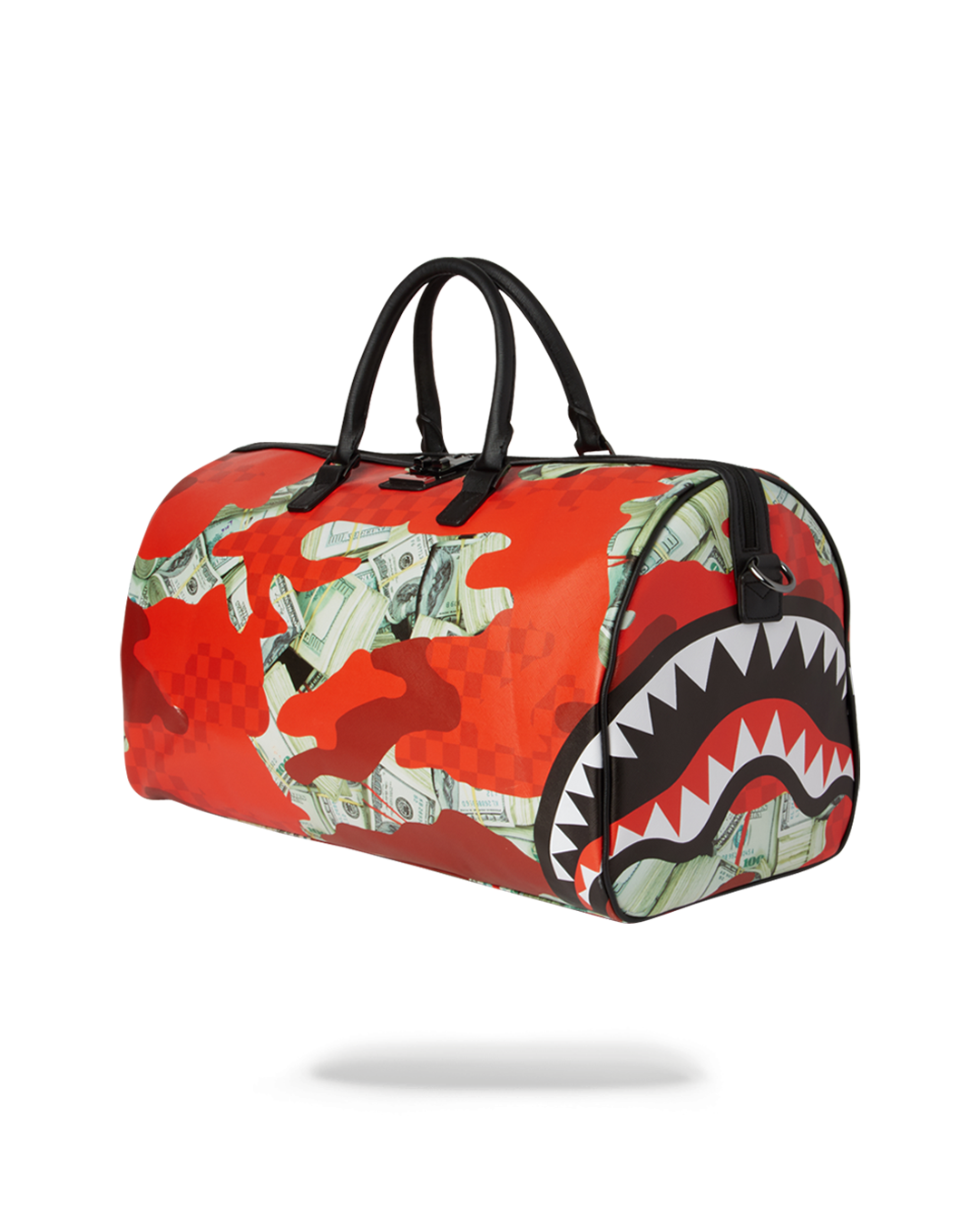 MONEY CAMO (RED) DUFFLE