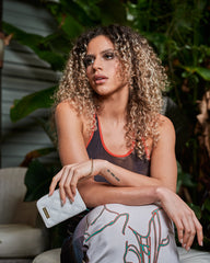 RIVIERA LE BLANC GOLD CHAIN SHARK WALLET