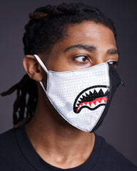 DAMAGE CONTROL STASH POCKET VEGAN LEATHER FACE MASK