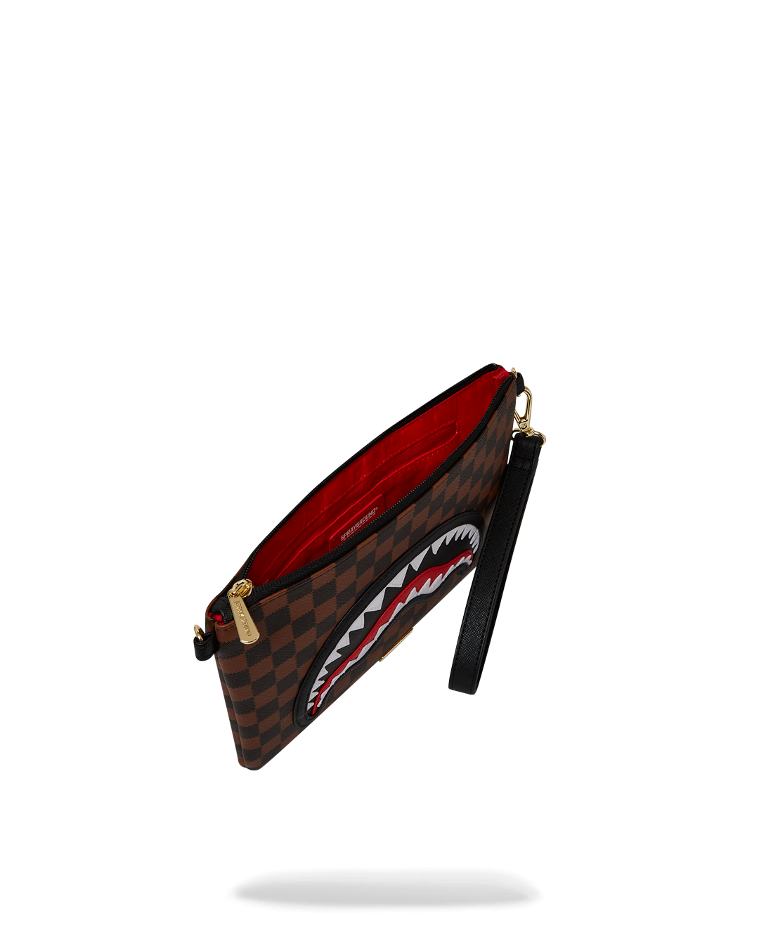 SAWTOOTH SHARKS IN PARIS CROSSOVER CLUTCH