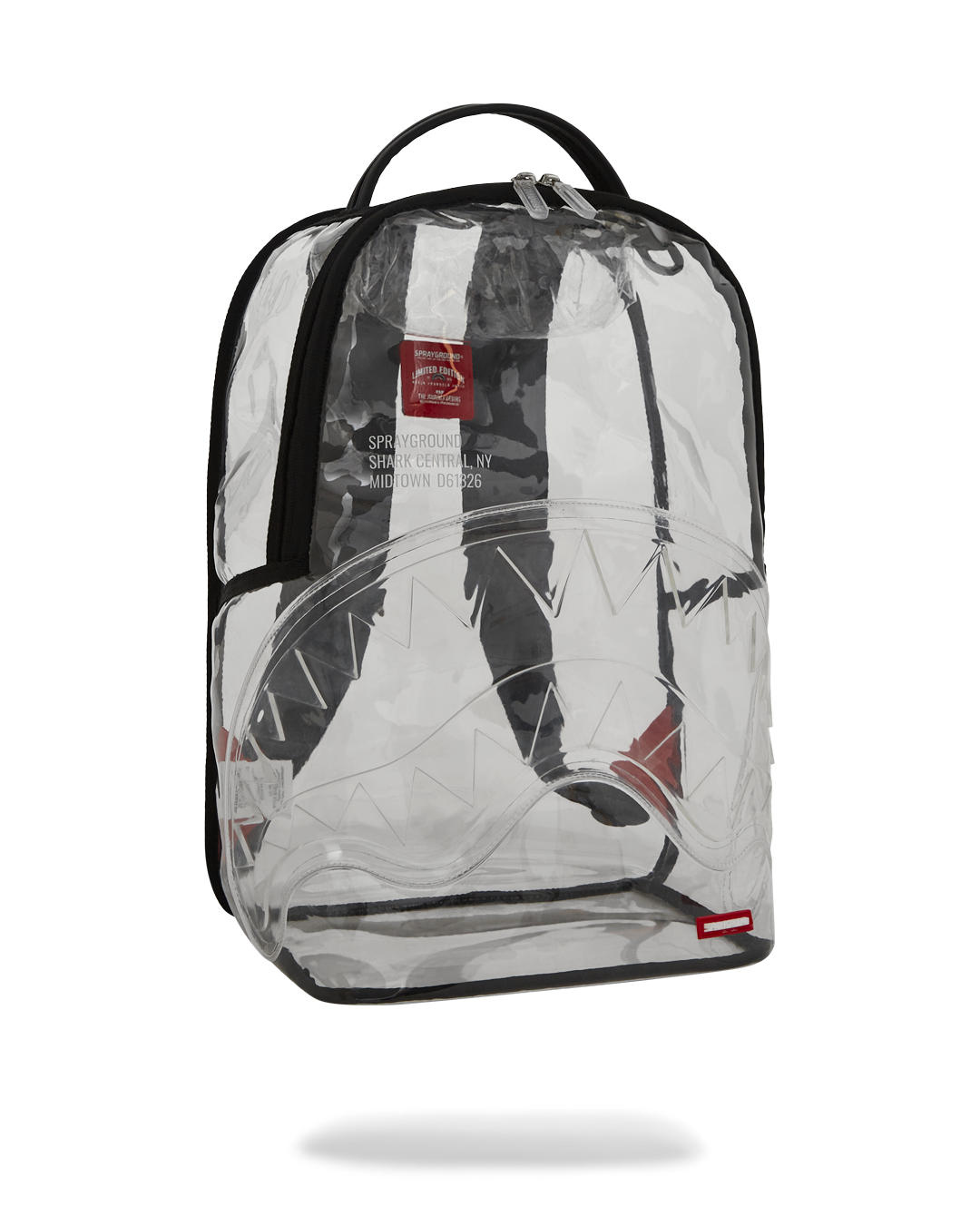 100% CLEAR BACKPACK - SHARK CENTRAL