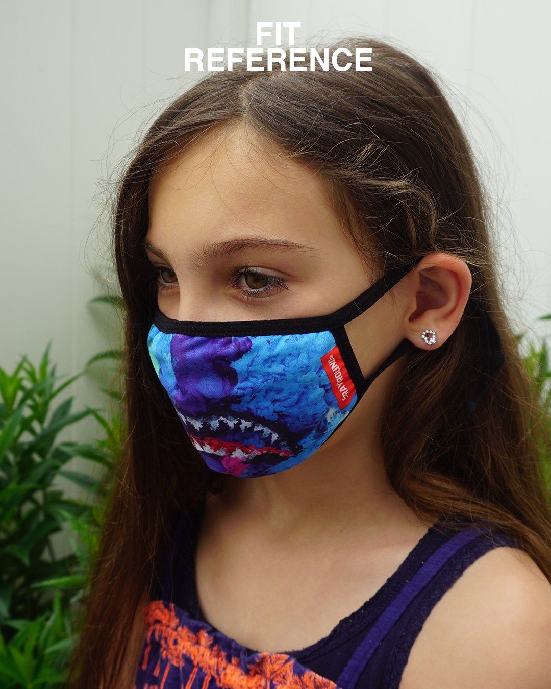 KIDS FORM FITTING MASK:  ASTRO BUBBLE
